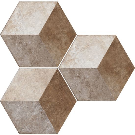 Fioranese Heritage Exagona Deco Texture_2 34,5x40 HET2EX płytka heksagonalna 129992
