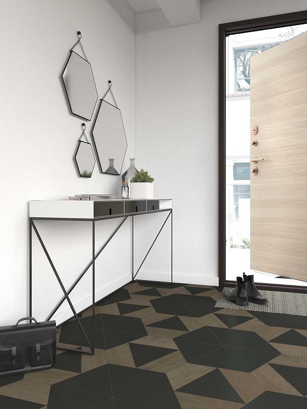 WOW Trapezium Wood Dark 9,8x23 płytka gresowa 156335