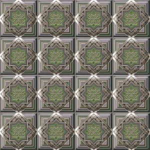 Płytki orientalne marokanskie zielone Mainzu Hd Effects Decor Zoco Green 15x15