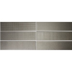 WOW Texiture Pattern Mix Pewter Gloss 6,2x25 płytki ścienne