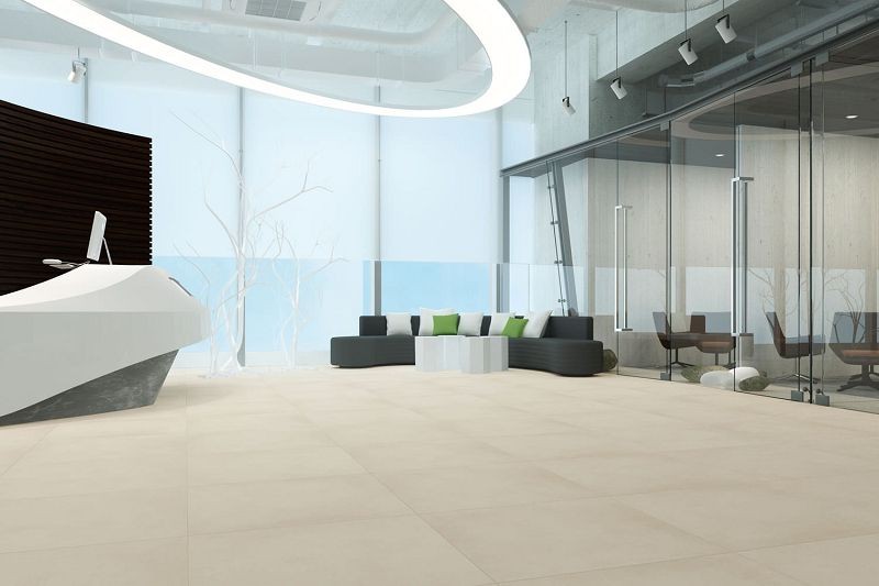 Vista Bone Lappato Rett. 80x80 płytki gresowe imitujące beton 152263