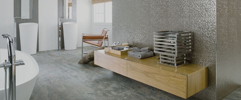 Porcelanosa Cubica Silver 33,3x100 płytka ścienna 147954