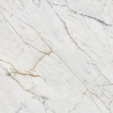 Płytki podłogowe marmur biały ze złotą żyłą Marazzi Grande M.Look Golden White mat 75x75-96363
