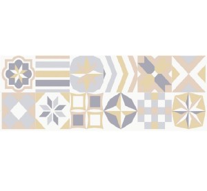 Baldocer Sena Neve Satin B-Thin 30x90 płytka ścienna patchwork