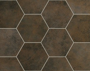 Equipe Oxide Hex Negro 17,5x20 płytki metalizowane heksagonalne