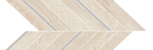 Marazzi Mystone Travertino Navona Mosaico Freccia 19,8x52,1 M9Q5 mozaika gresowa imitująca trawerty