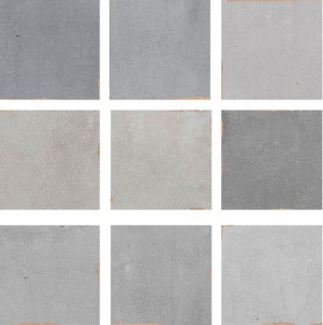 WOW Zellige Decor Grey 12,5x12,5 płytka ścienna