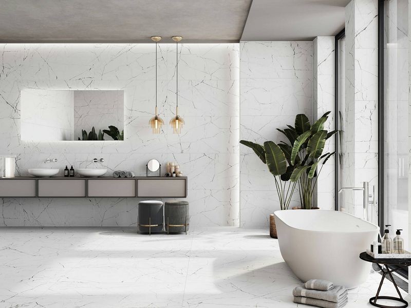 Saloni Delight Blanco Anticatto 60x120 LNJ500 płytki gresowe imitujące marmur 150851