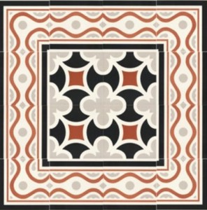 Płytki łazienkowe wrzoryste Mainzu New Origins Esquina Aran 20x20