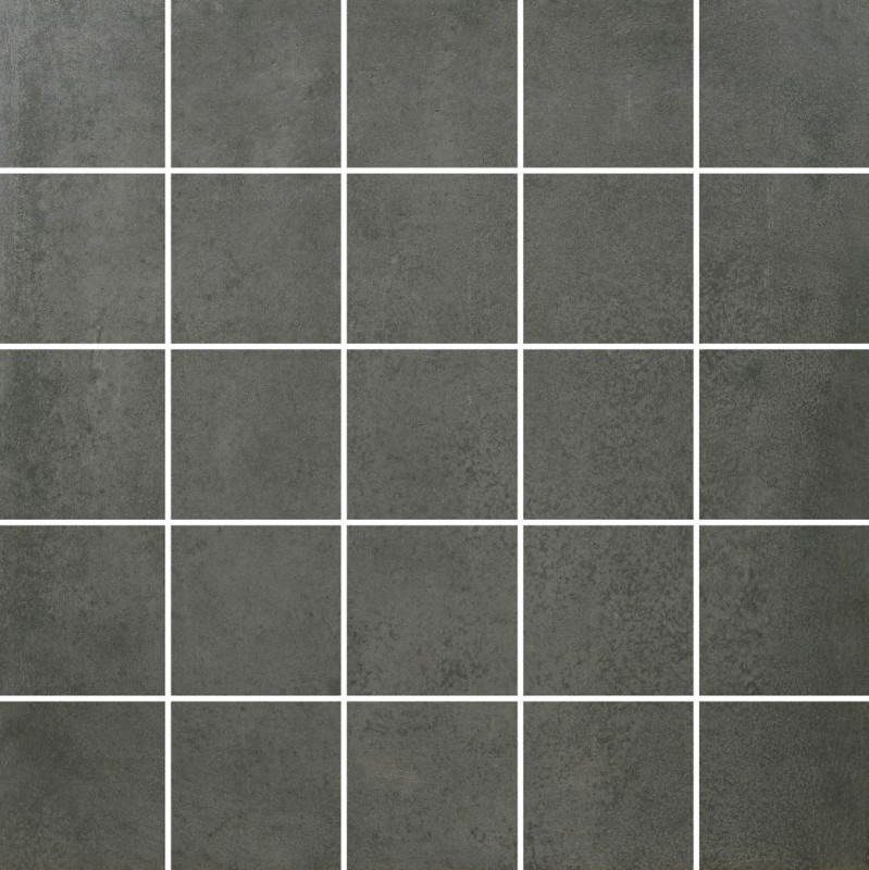 Mozaika ścienna beton ciemno szary salon Saloni Interior Moz. Gris 30x30 82778