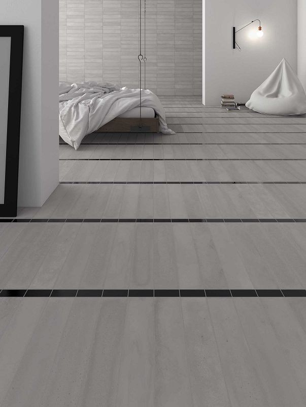WOW Concrete Strip Light Grey 10x50 płytka gresowa 164097