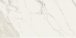 Gres imitujący marmur biało- szary brąz Fioranese Marmorea Bianco Calacatta mat 75x150