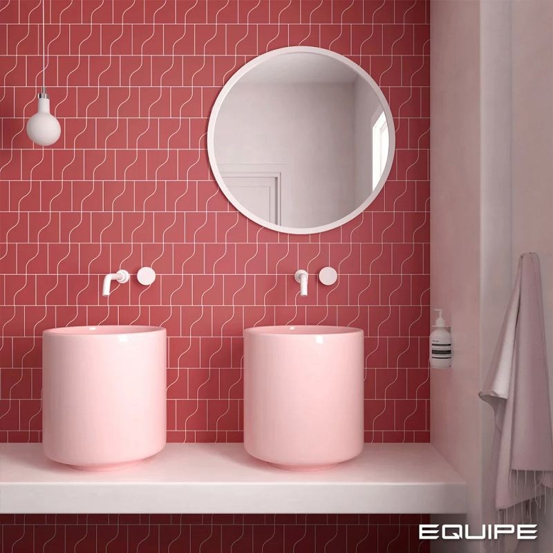 Equipe Curve Ruby Shade Matt 8,3x12 płytki ścienne dekoracyjne 127492