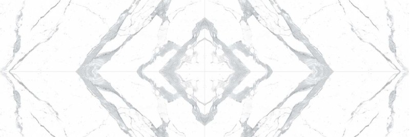 Płytki duże lustrzane odbicie biały marmur z rysunkiem Laminam I Naturali Bianco Statuario Venato Book Match 5 100x300 48029