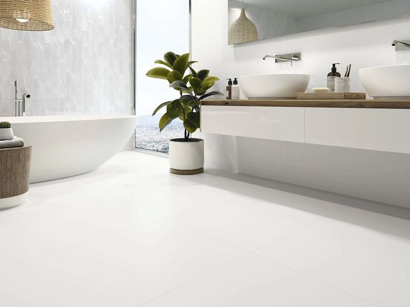 APE Montblanc White Polished Rect 60x120 płytki betonowe gresowe 112027
