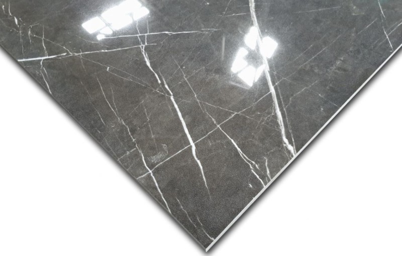 Gresy marmur brąz z grafitem cienkie białe żyły Cerim Antique Pantheon Marble 80x80 79172