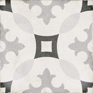 Equipe Art Nouveau Karlsplatz Grey 20x20 płytka gresowa patchwork