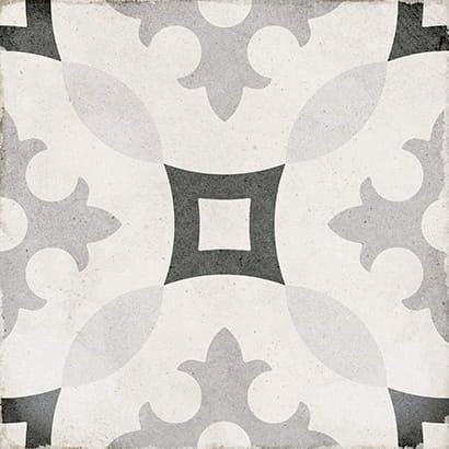Equipe Art Nouveau Karlsplatz Grey 20x20 płytka gresowa patchwork 126793