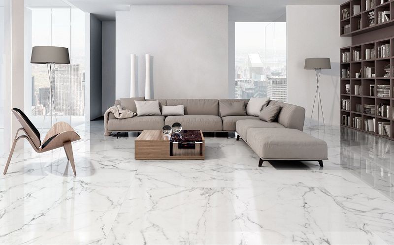 ITT Aral White Polished Rect. 120x120 płytki marmurowe gresowe 105774