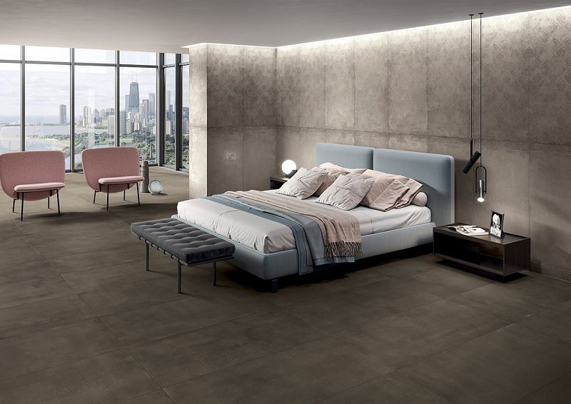 Cercom Infiniti Moka Naturale 60x120 płytki gresowe imitujące beton 120025