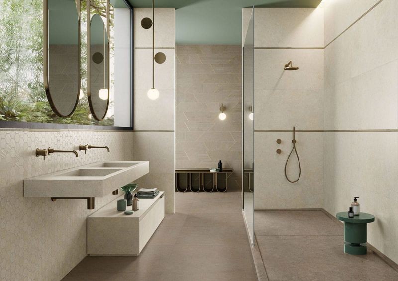 Italgraniti Silver Grain Beige Naturale 60x60 płytki gresowe imitujące beton 134363