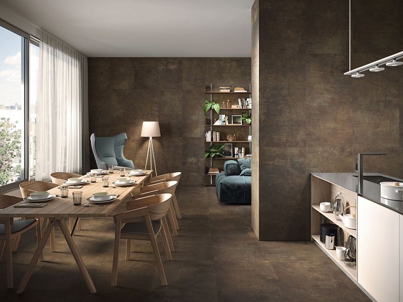 Baldocer Oneway Copper Lapado 60x60 płytki metalizowane gresowe 116798