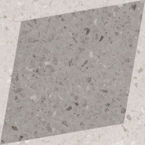WOW Rhombus Decor Grey 18,5x18,5 płytka gresowa
