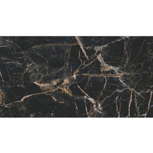 Marquina Gold MATT 59,7x119,7 płytka gresowa imitująca czarny marmur