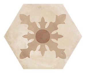 Marca Corona Terra Cardinale Esagona Versione C 25x21,6 0407 płytki heksagonalne