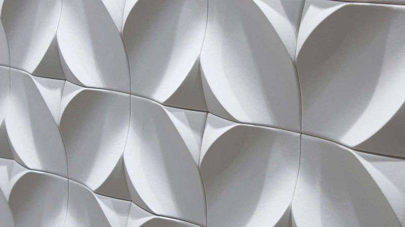 WOW Wave Ice White Matt 12,5x12,5 płytka ścienna 158080