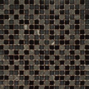 Mozaika szkło szare czarne kamień szary Dell Arte Mozaika Rustico Nero 30,5x30,5