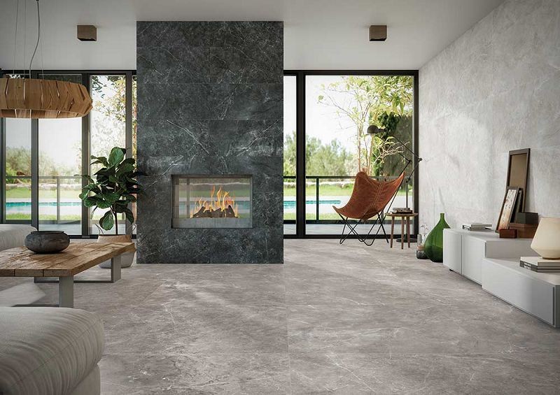Alaplana Amalfi Gris Mate Rect. Slipstop 60x60 płytki kamienne gresowe 108115