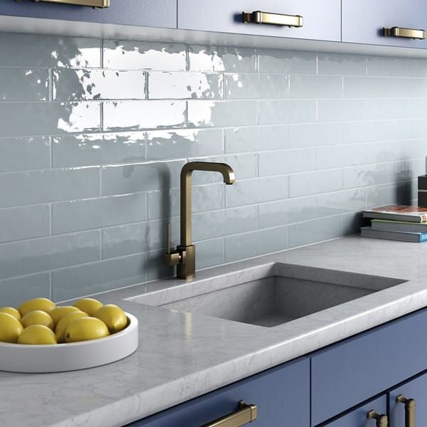 Equipe Cottage Ash Blue 7,5x30 płytka ścienna 127417