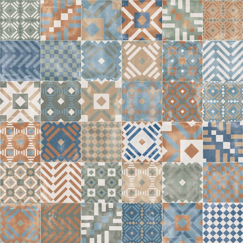ABK Play Labirynth Mix Multicolor 20x20 płytka gresowa patchwork 107821