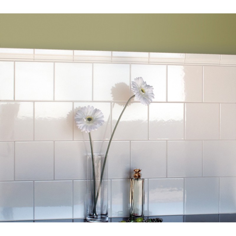 Płytki cegiełki płaskie białe Equipe Evolution Blanco Brillo 7,5X15 crp 99049