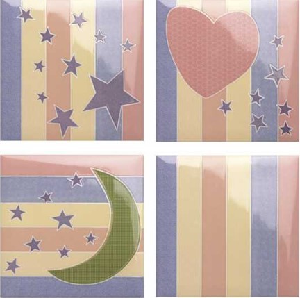 Płytki lazienkowe dla dzieci Mainzu Kids decor Lignes 20x20 48515