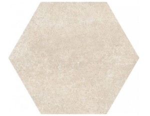 Płytki podłogowe heksagonalne beż Equipe Hexatile Cement Sand17.5X20