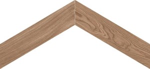 Emil Ceramica Mimesis Tabacco Chevron Nat. 11x54 EKPD płytki drewnopodobne jodełka