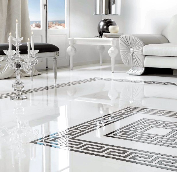 Płytki podłogowe, białe Dell Arte Pure Pearl White 60x60 30848