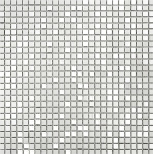 Mozaika srebrna świecąca metalowa Dell Arte Silver Flash 30x30