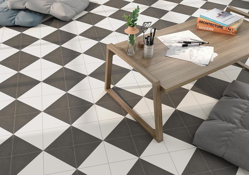 Vives Svenska Tre Antracita 20x20 płytki patchworkowe gresowe 164161