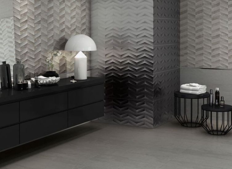 Aparici Jacquard Grey Forbo 44,63x119,3 płytka ścienna 109414