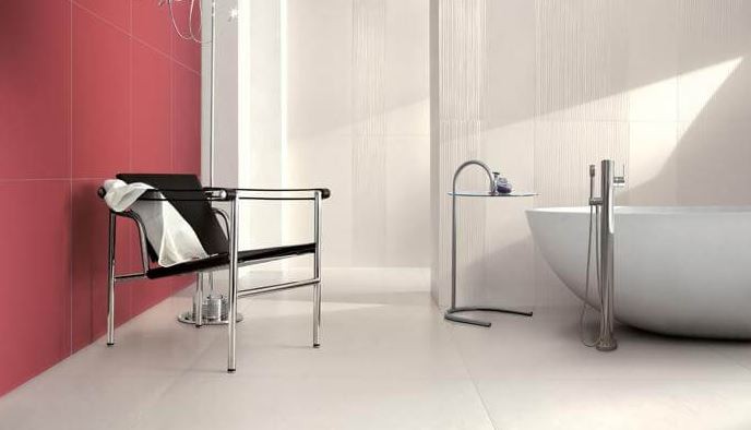 Plytki kamień beż struktura satyn Casalgrande Padana Architecture White Gloss 30x60 38857