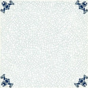 Płytki łazienkowe biale Mainzu Zocalo Cuarteo Azul 20X20