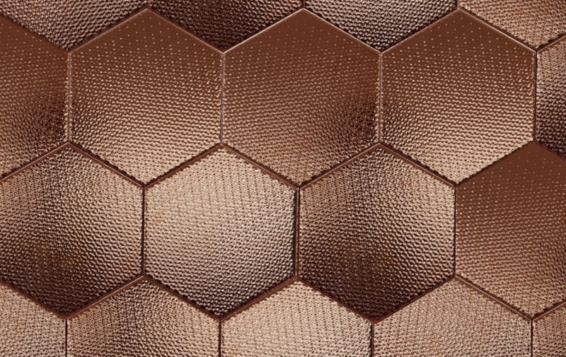 Płytki hexagonalne Decus Dec Hexagono Bronce 17x15 25640