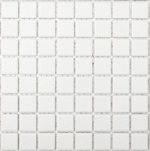 Mozaika biała mały kwadrat monokolor mat Metropol MM 0001 33,0 x 30,2 73259