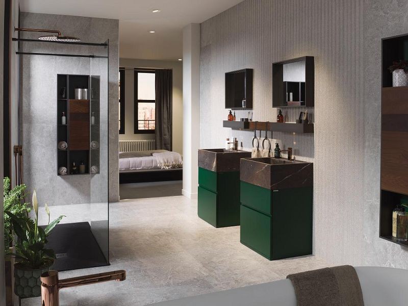 Porcelanosa Noir Topo 59,6x59,6 płytki kamienne gresowe 149072