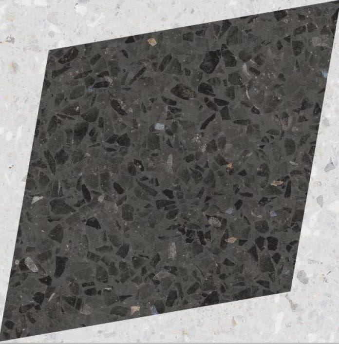 WOW Rhombus Decor Graphite 18,5x18,5 płytka gresowa 162952