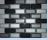 Mozaika małe cegiełki szrebrno czarne Turcja DA Mozaika Brick Grey Mix 29,6 X 30,8