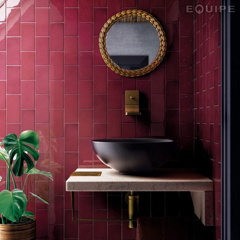 Equipe Village Aubergine 13,2x13,2 płytki cegiełki 128710